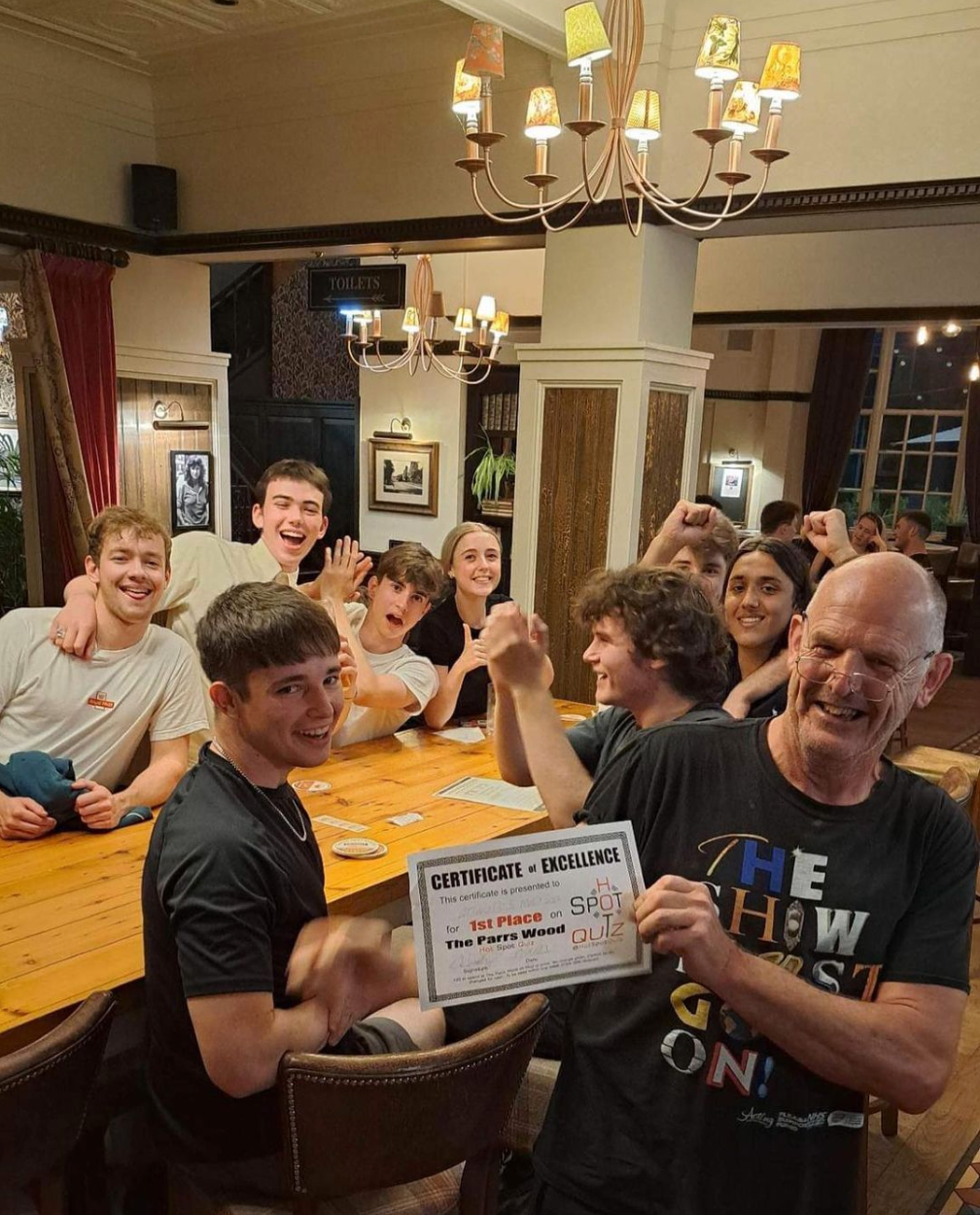 the parrs wood didsbury pub quiz