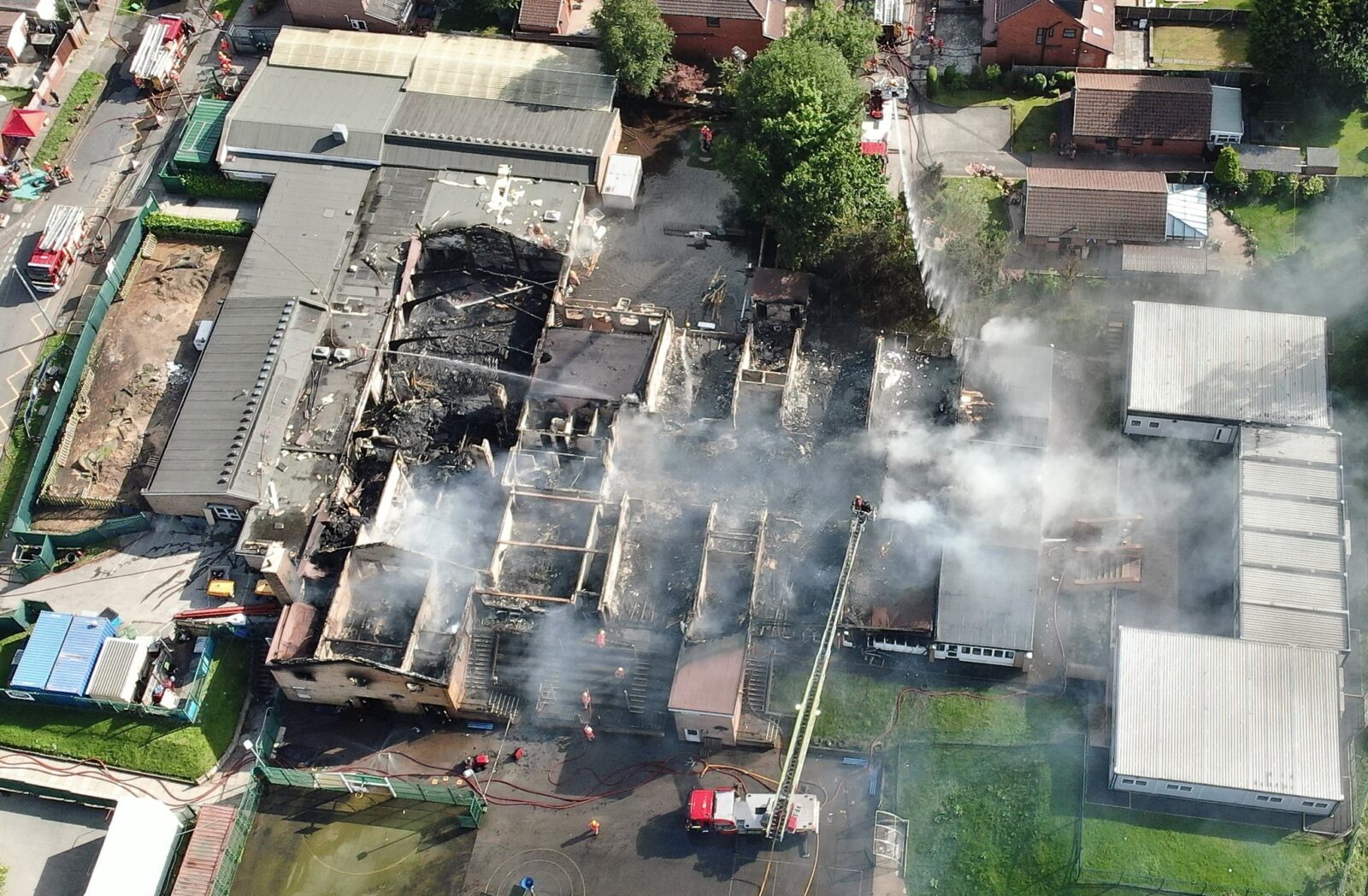Fire at Bolton primary school