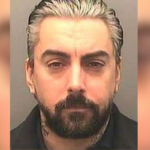 A mugshot of Ian Watkins, former Lostprophets frontman and convicted paedophile