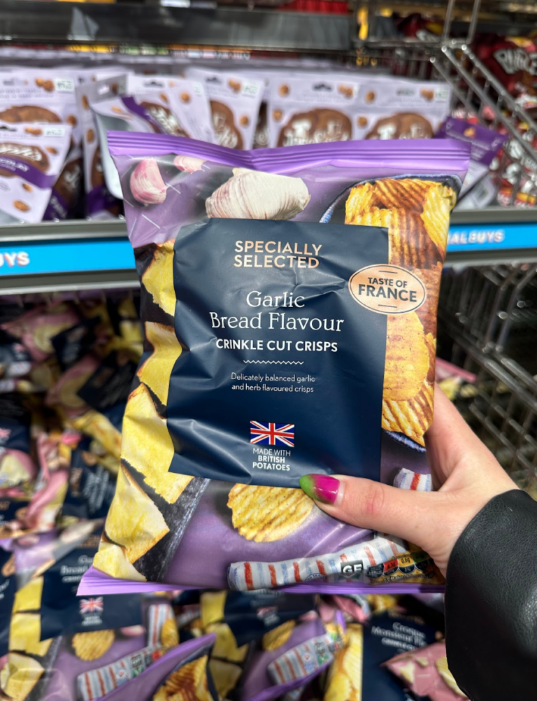 Aldi has just launched new garlic breadflavoured crisps in the UK