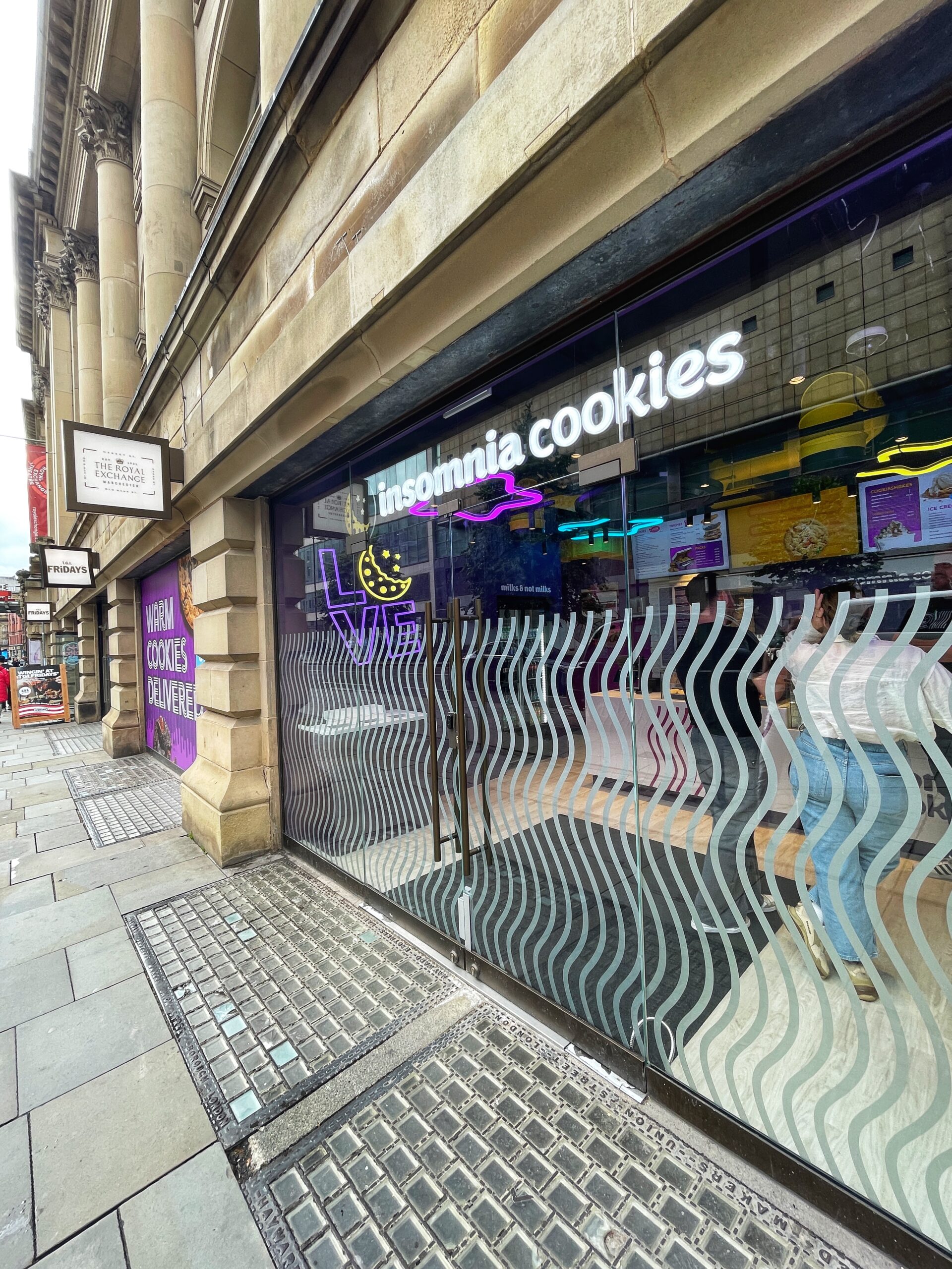 Insomnia Cookies at Royal Exchange, Cross Street, Manchester. Credit: The Manc Group