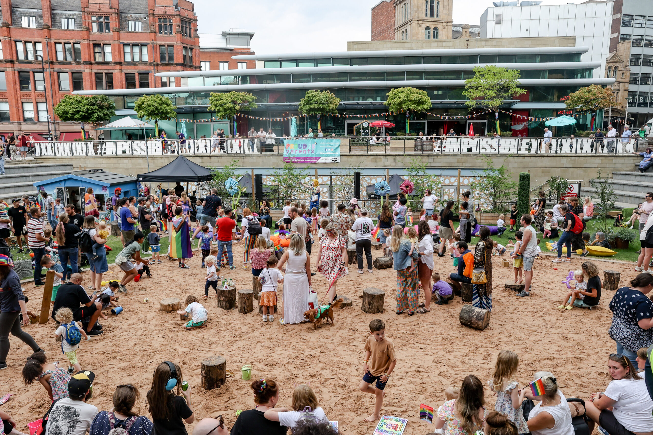 Family Pride 2023 will take over the Great Northern Warehouse as part of Manchester Pride