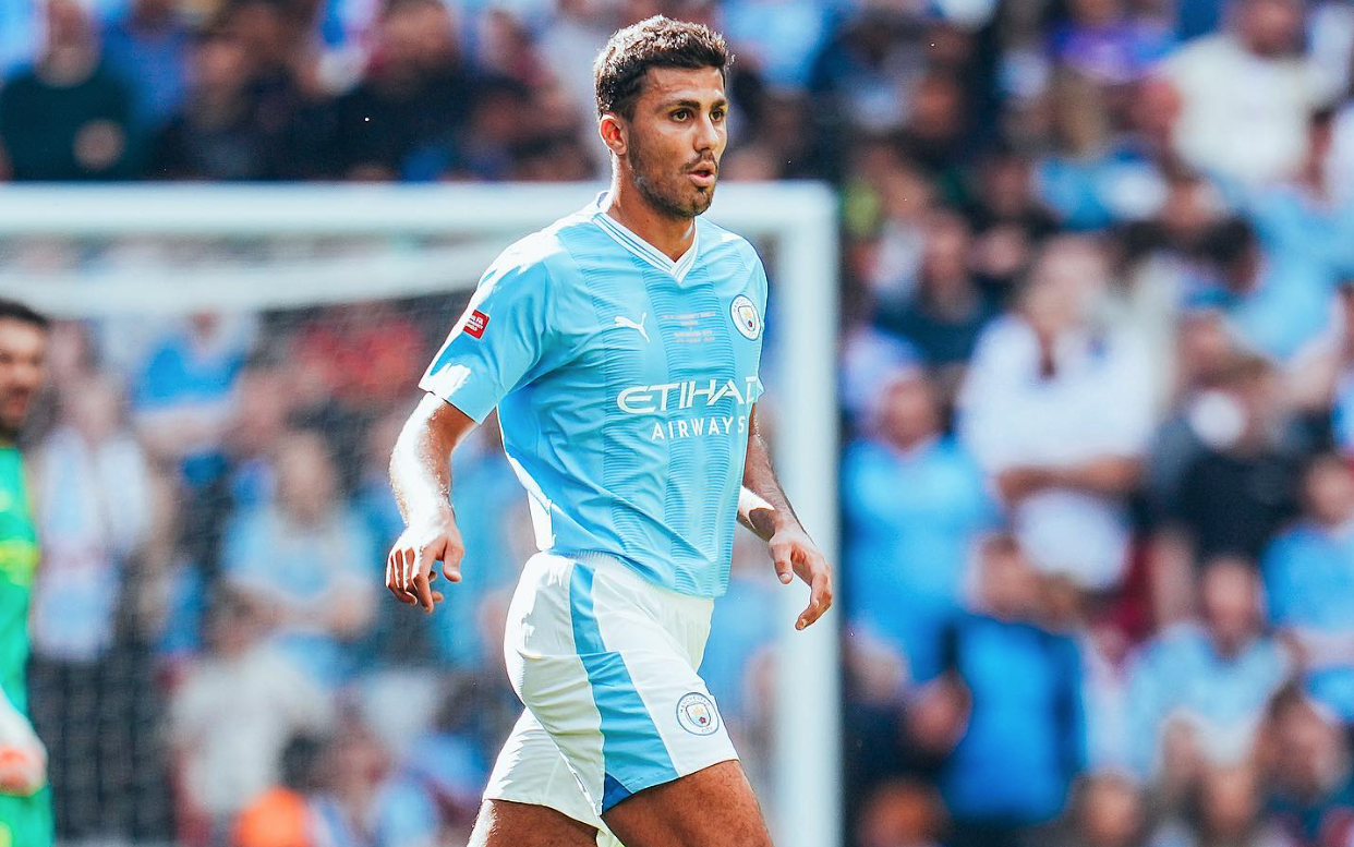Rodri says he played an unhealthy amount of games for Man City last season