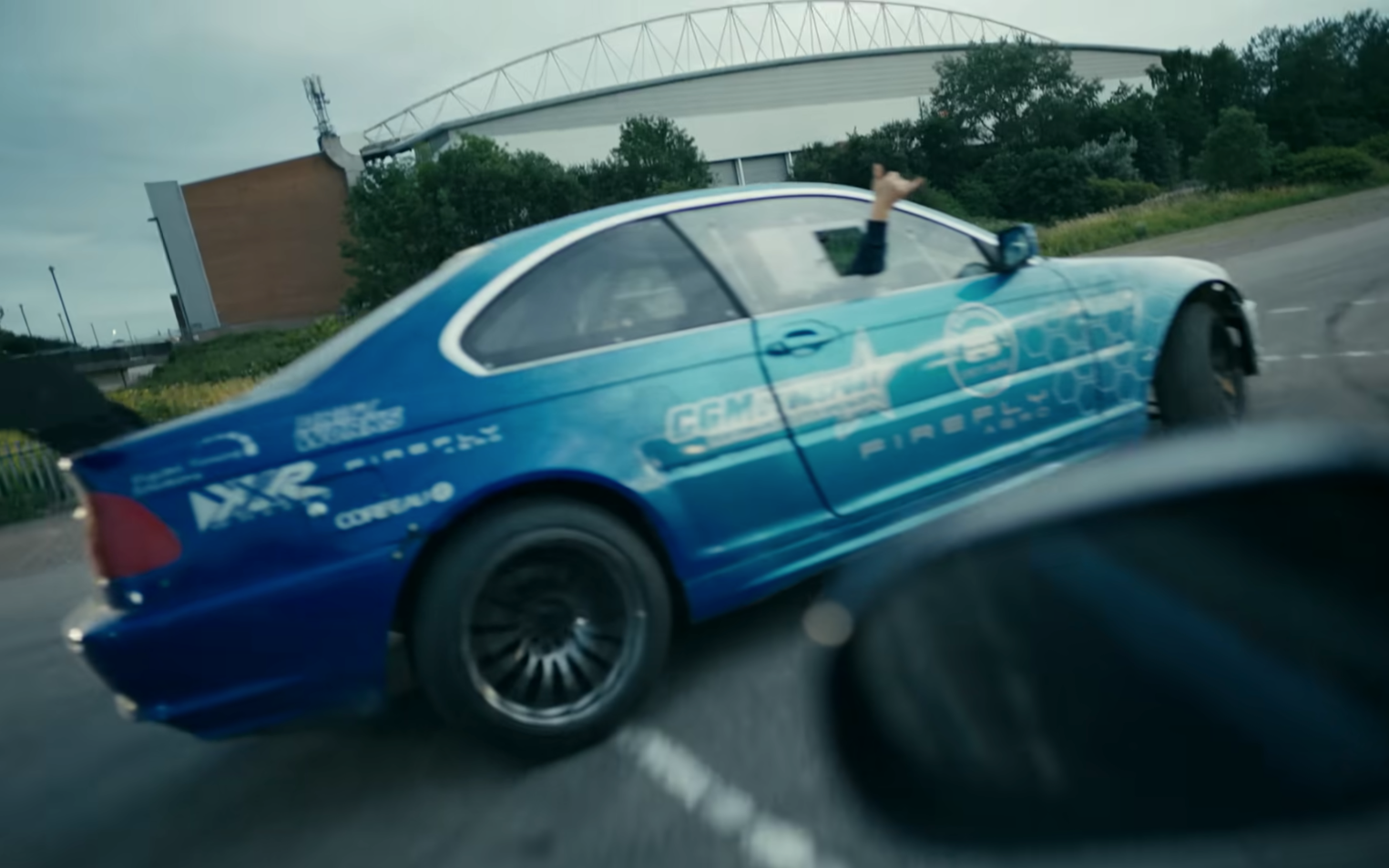 Sam Smith doing donuts Calvin Harris music video Wigan