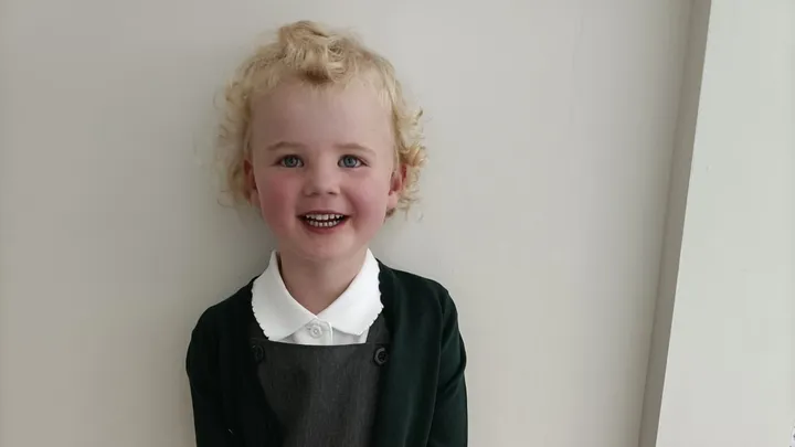 Rose O'Leary died after an open heart surgery just a day before she was meant to start school. Credit: GoFundMe