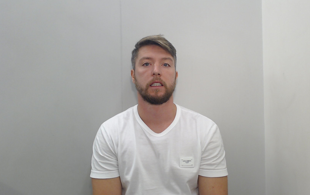 Callum Buckley's mugshot has gone viral. Credit: GMP