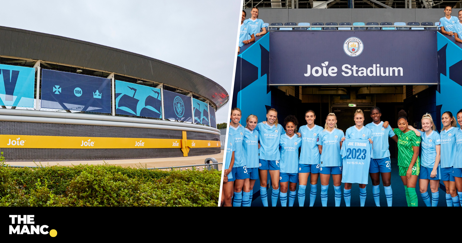 Manchester City Women team naming rights feat - Coliseum