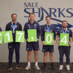 Sale Sharks raise £17k for Manchester Children's Hospital Rob Burrow Leeds Marathon