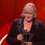 Sarah Lancashire revealed her 'real accent' at the NTAs last night