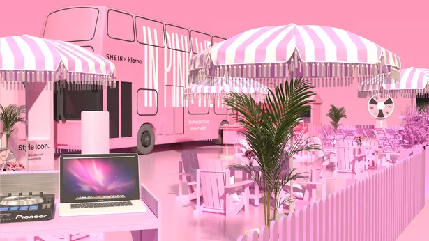 The SHEIN x Klarna bus tour is coming to Manchester. Credit: Publicity picture