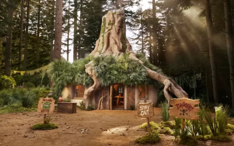 You can stay at Shrek's Swamp on Airbnb