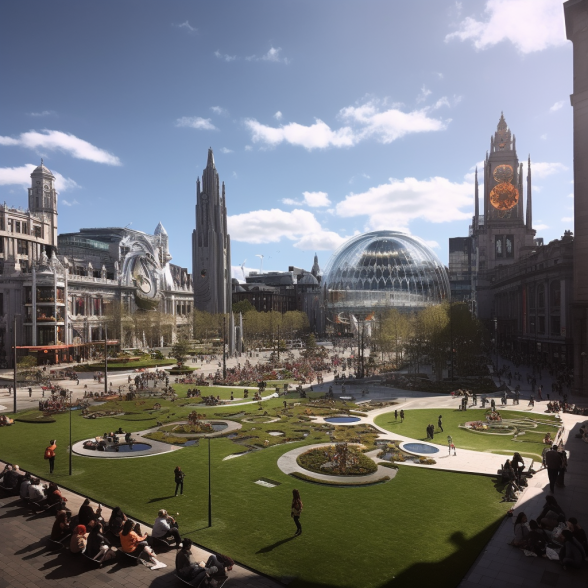 what is piccadilly gardens going to look like?