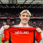 Reason why Manchester United couldn't sell Rasmus Hojlund shirts special font letters