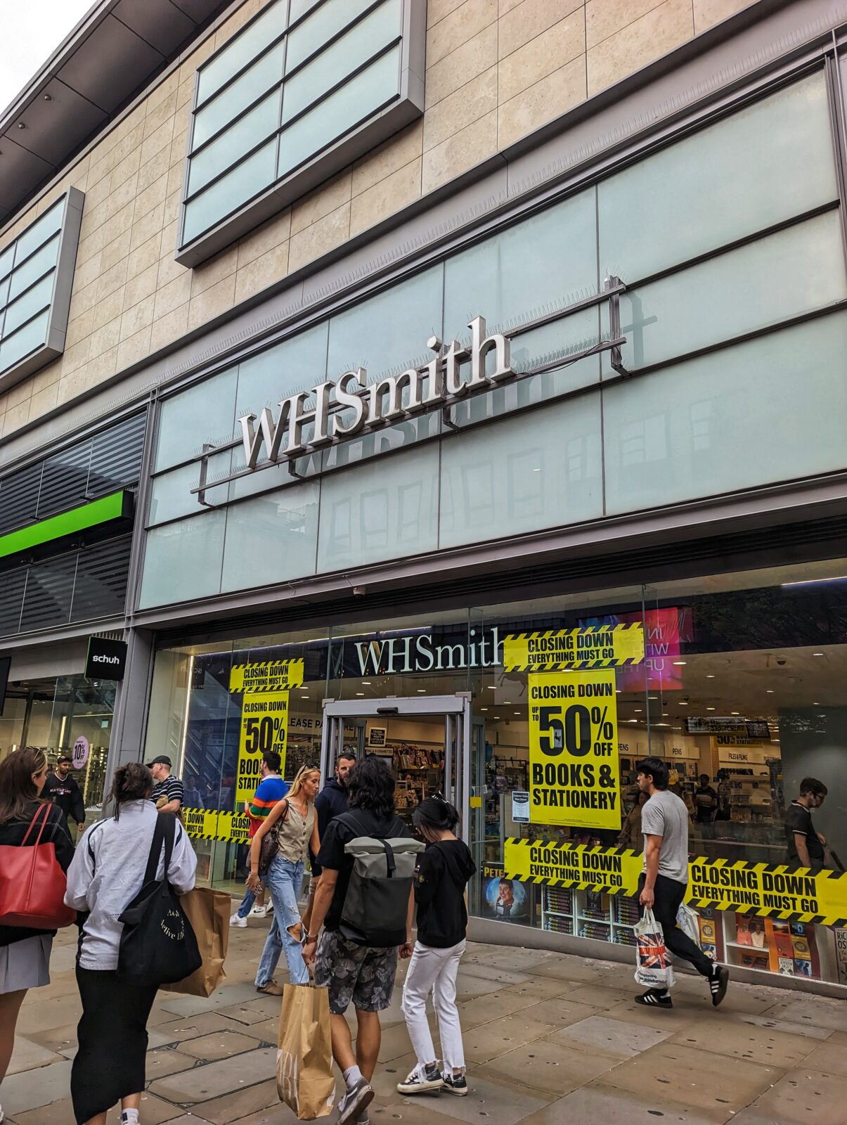 WHSmith to shut Manchester Market Street shop with closing sale