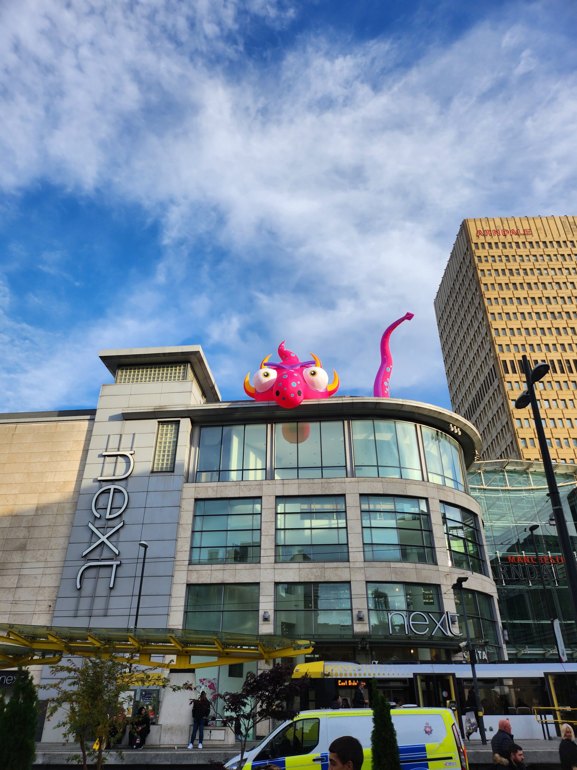 Last year's inflatable monsters in the Halloween in the City trail in Manchester. 