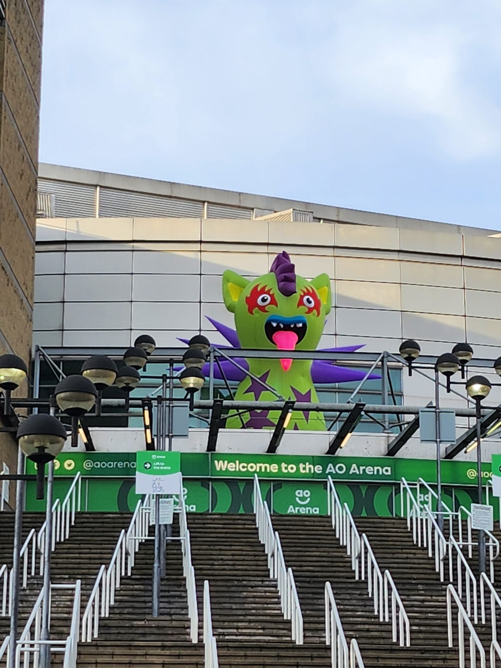 Last year's inflatable monsters in the Halloween in the City trail in Manchester. 