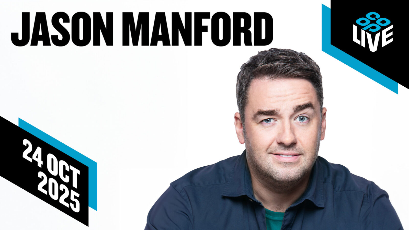 Jason Manford has announced a Manchester Co-op Live gig for 2025.