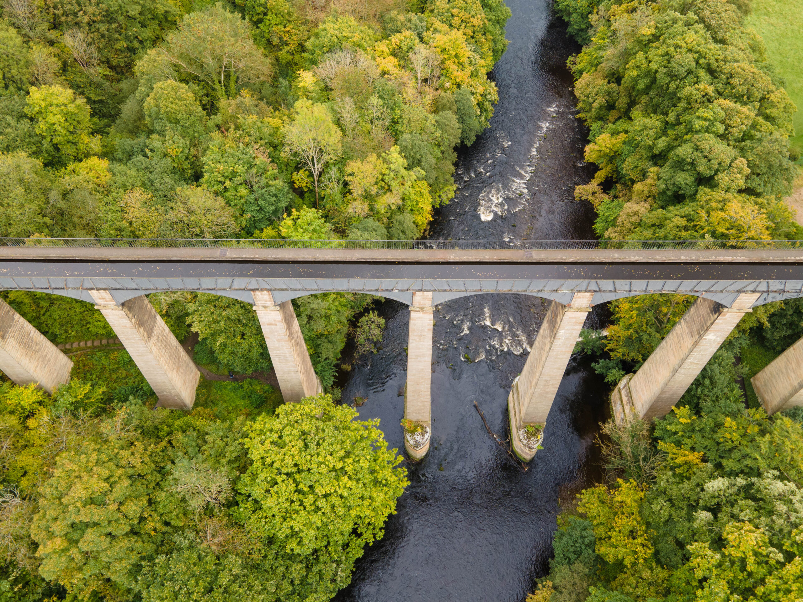 Pontcysyllte Aqueduct an hour from Manchester has been named the most captivating UNESCO World Heritage site in the world