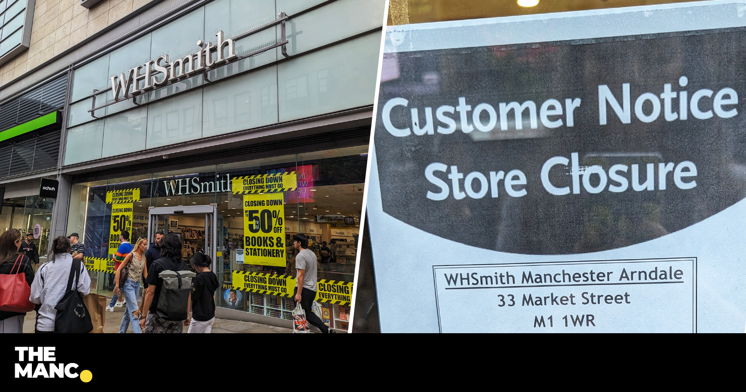 WHSmith to shut Manchester Market Street shop with closing sale