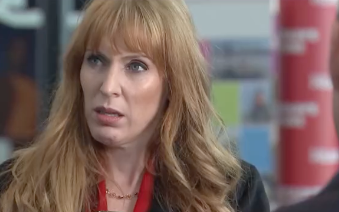 Angela Rayner's channel 4 interview interrupted by phone call from her mum