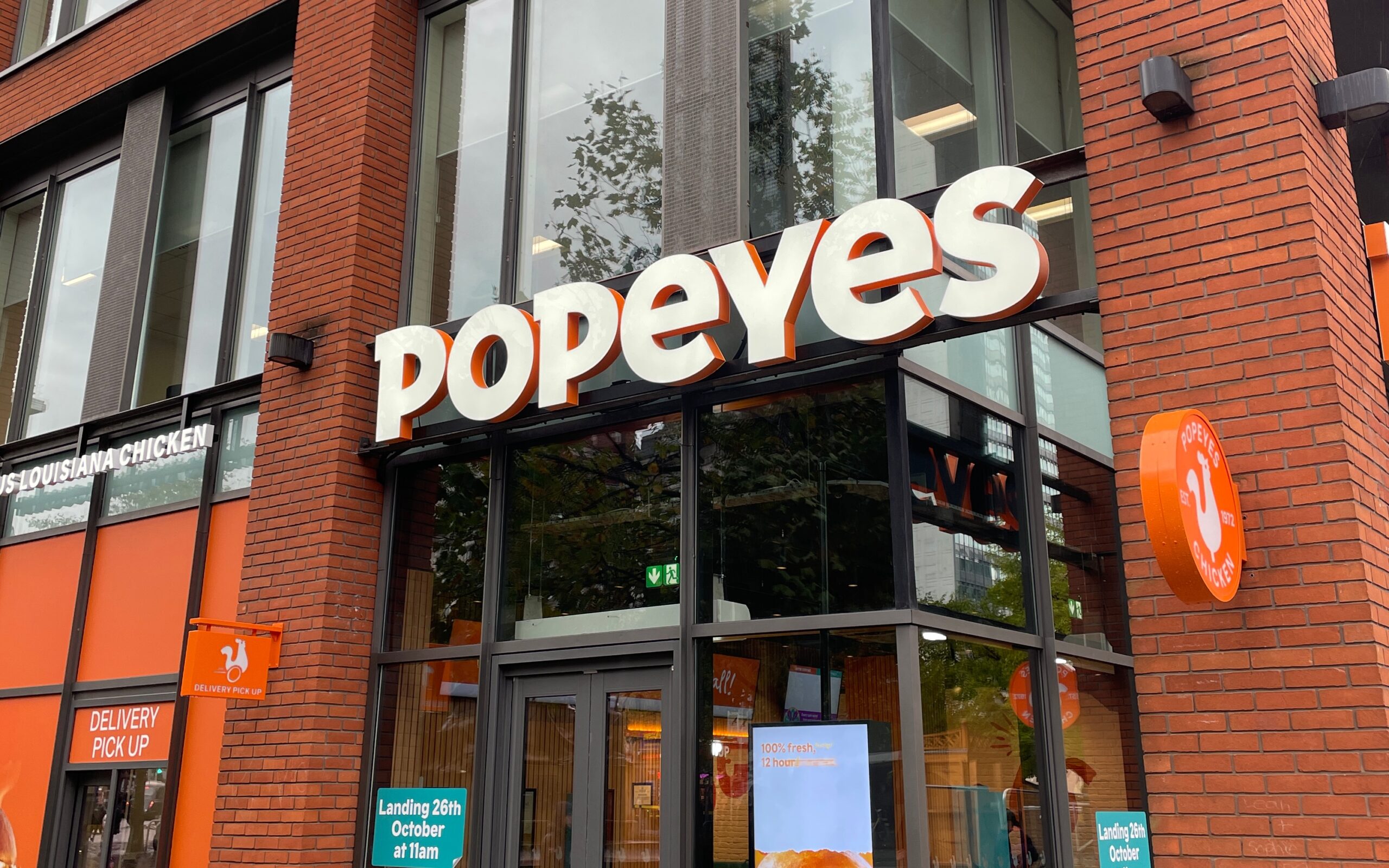 Popeyes Manchester opening date