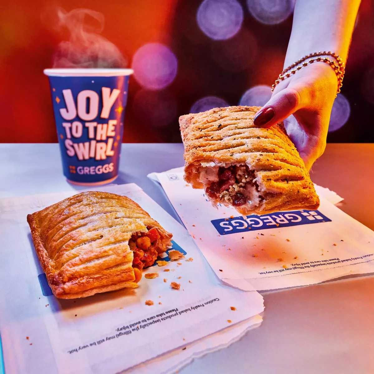 Greggs is giving away free breakfasts and hot drinks over