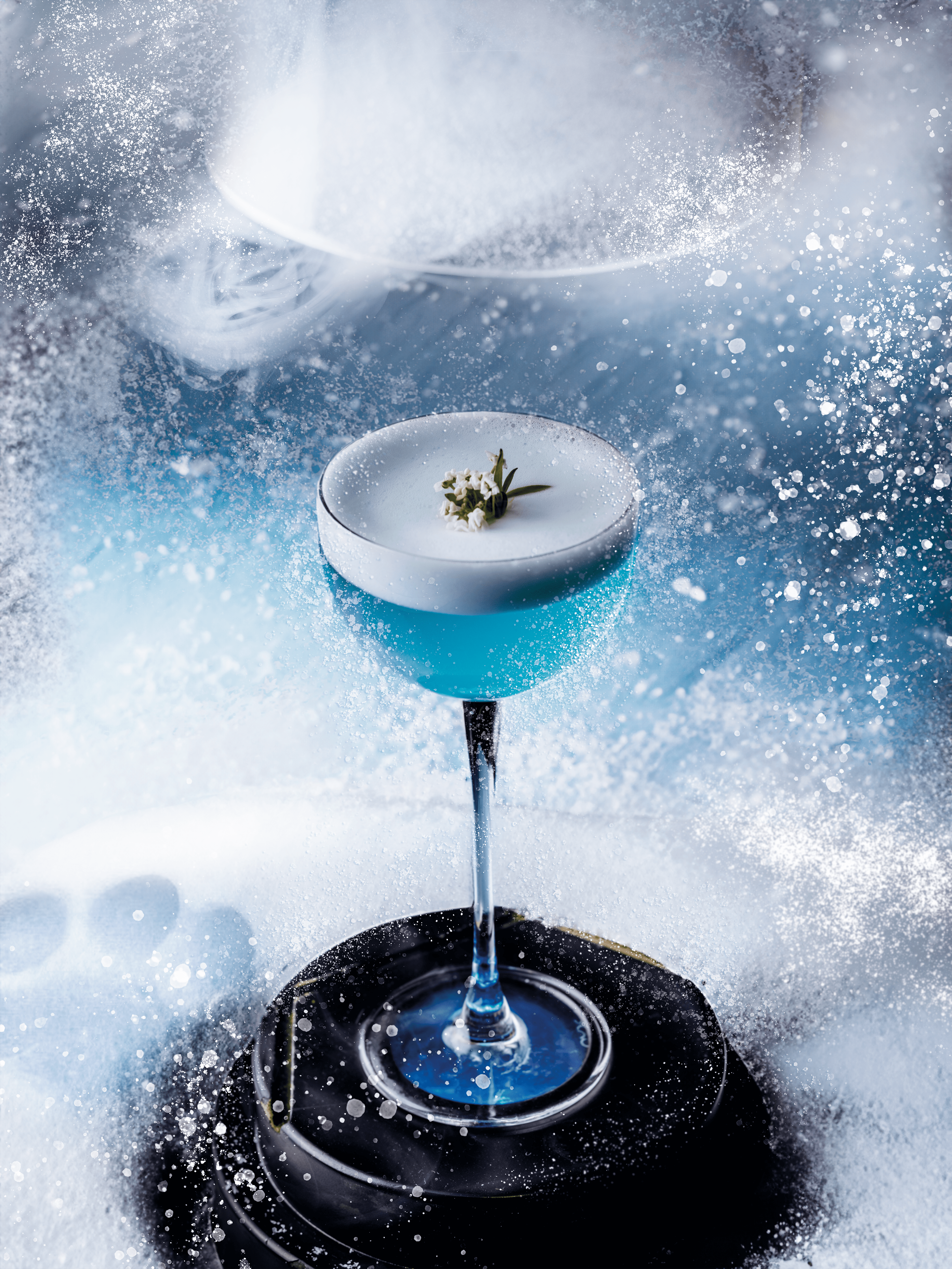 The Great Snow cocktail is part of Tattu's winter menu. Credit: Lateef Photography