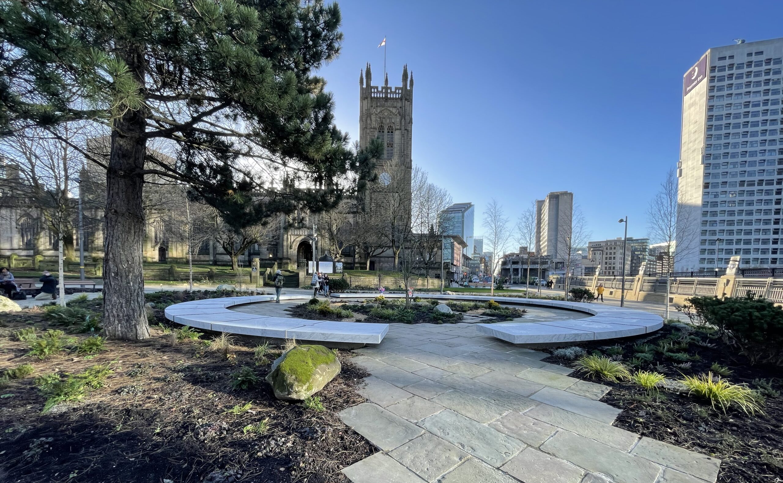 The Glade of Light memorial honours the lives lost in the Manchester Arena attack