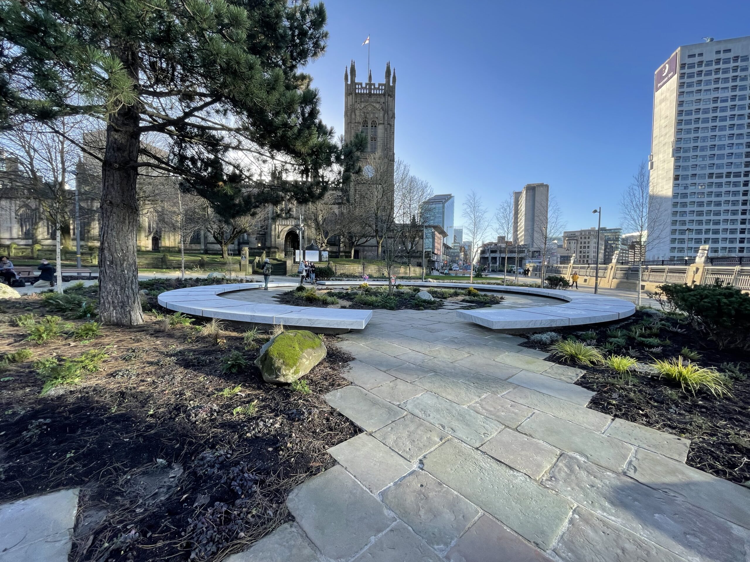 The Glade of Light memorial honours the lives lost in the Manchester Arena attack
