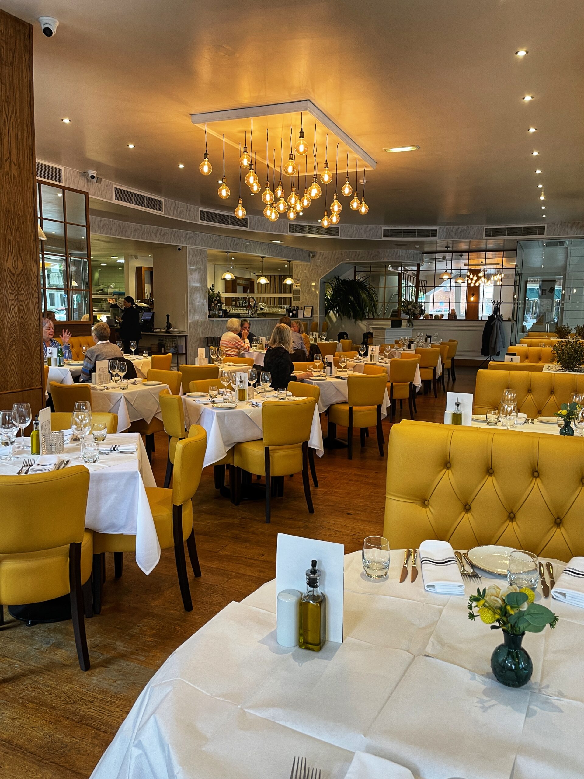 Inside Italiana 55 in Manchester, which is open on Christmas Day.