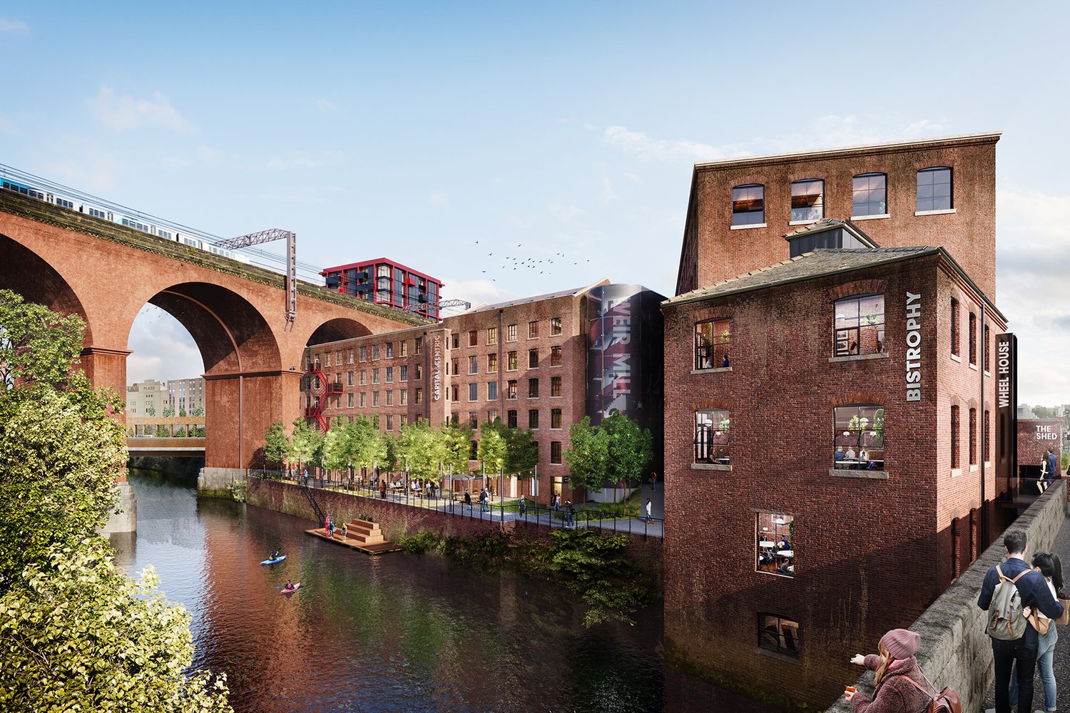 Weir Mill in Stockport. Credit: Capital & Centric