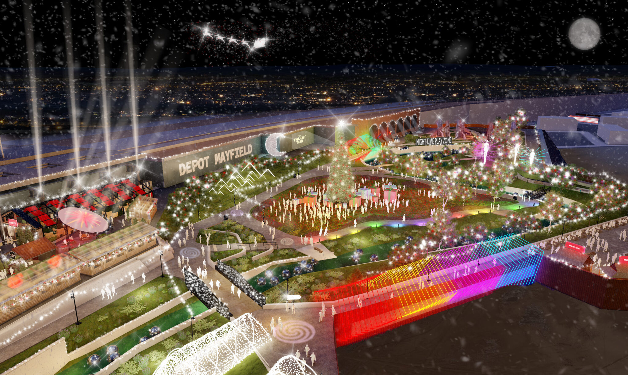 A brandnew 'Twilight Trail' comes to Mayfield Park this Christmas as