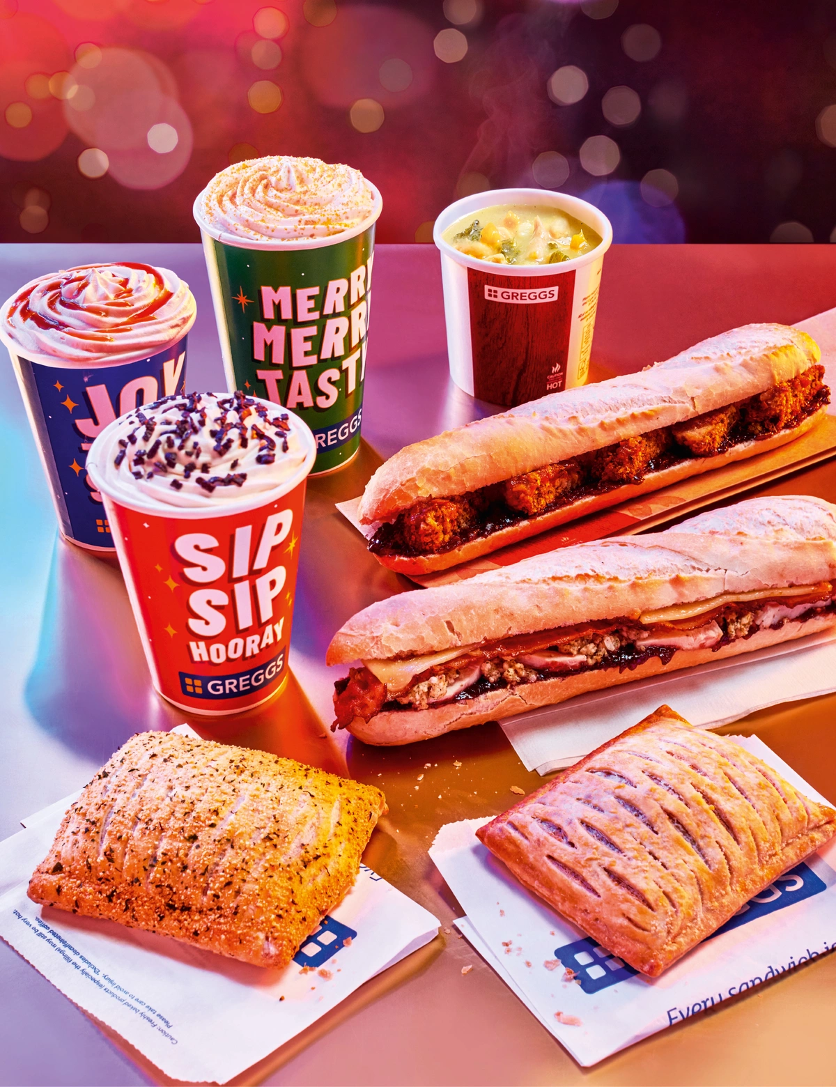Greggs launches 2023 Christmas menu with Festive Bakes, vegan 'Boxing Day baguettes', and more