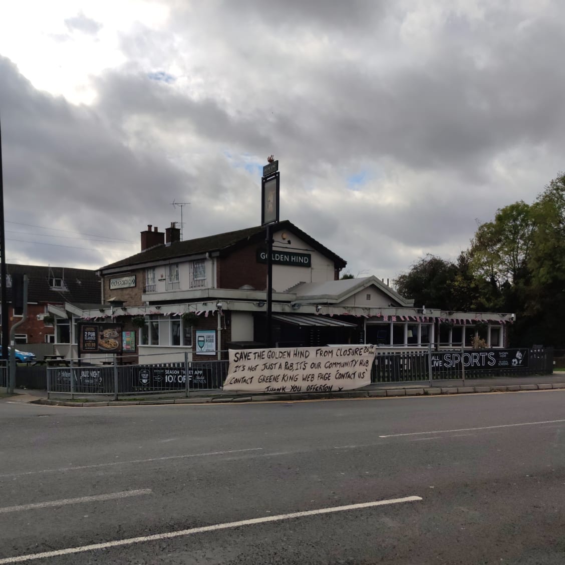 save the golden hind closing offerton stockport