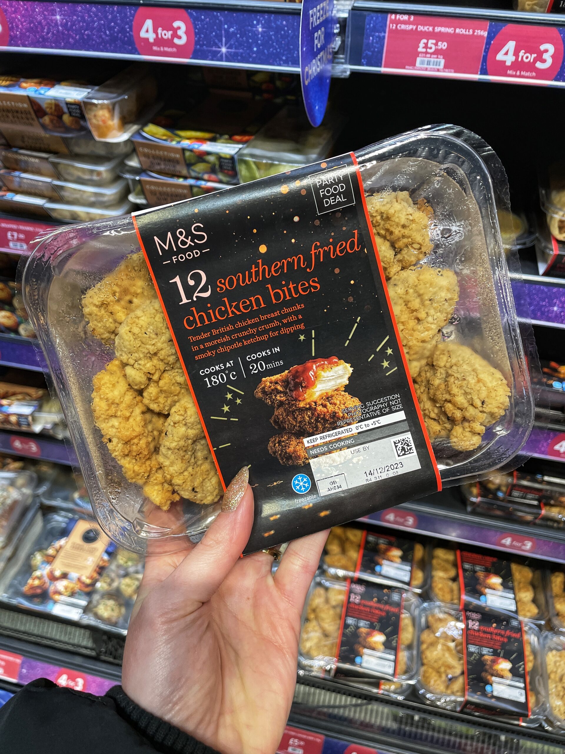 M&S also has southern fried chicken for Christmas, obviously