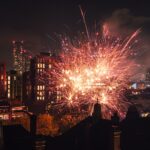 An unofficial fireworks display in Manchester in previous years.