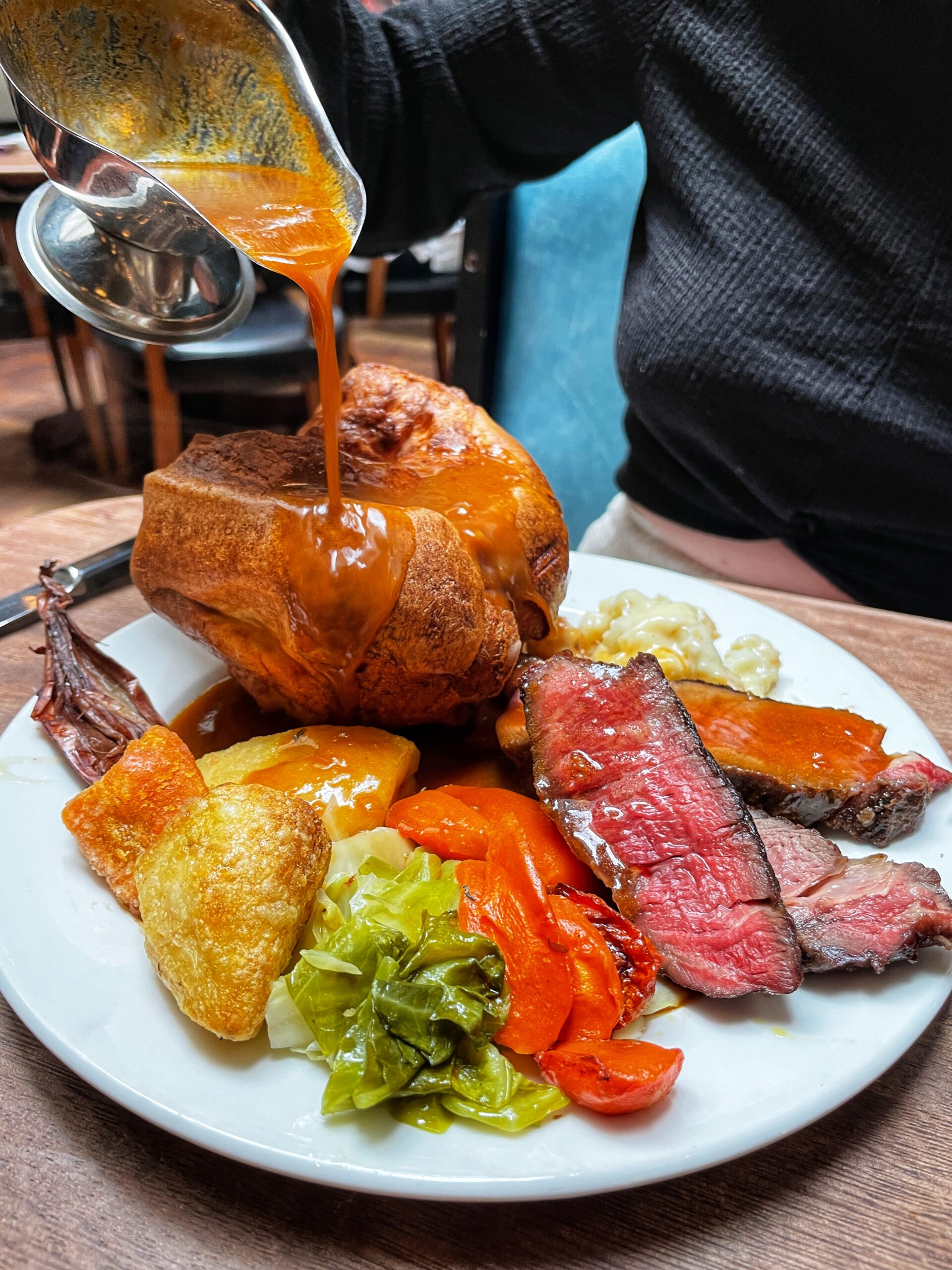 Hawksmoor Manchester's Sunday roast ranked joint second on the Rate Good Roasts list for 2024. Credit: The Manc Group