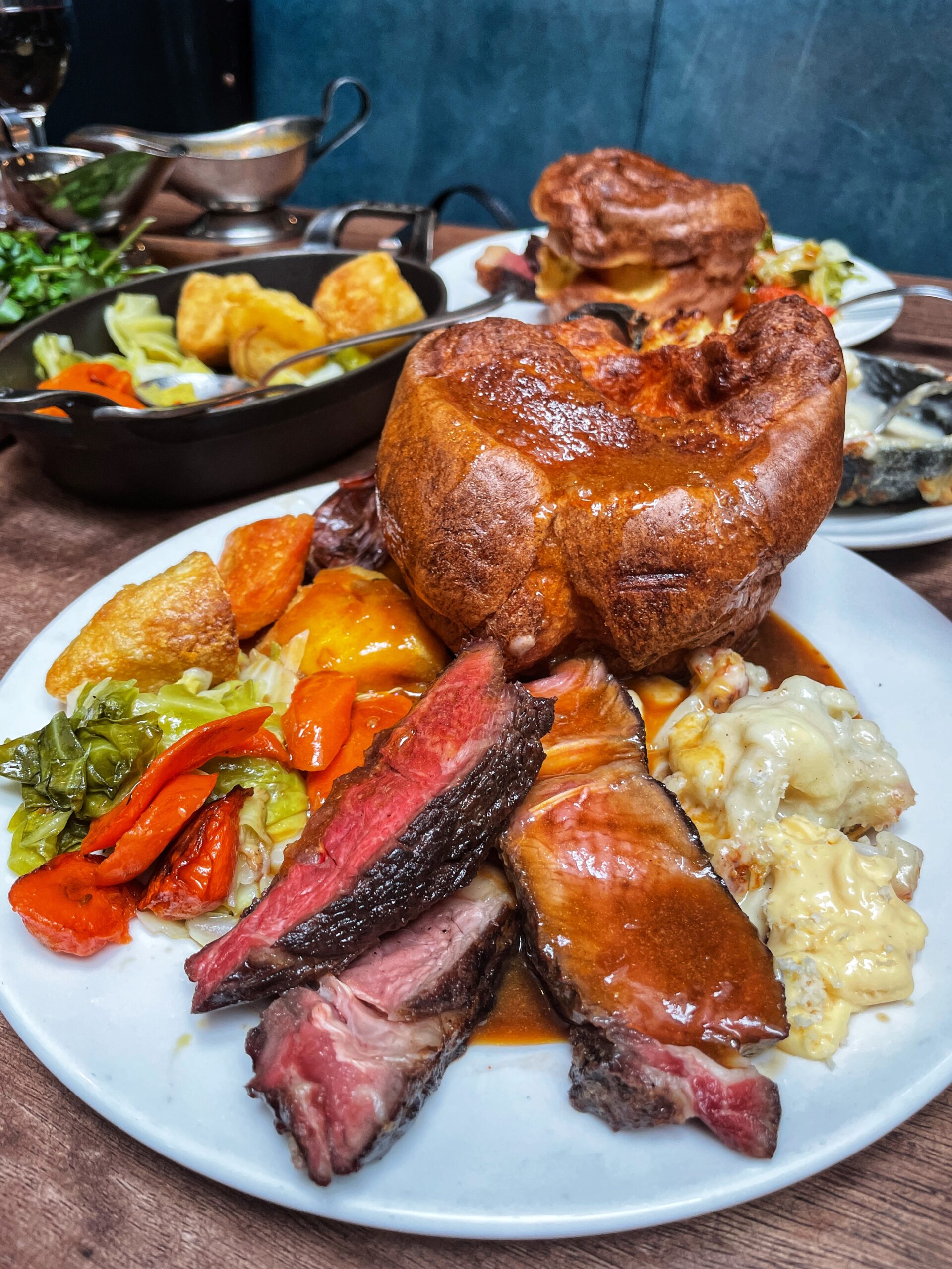 Hawksmoor Manchester's Sunday roast ranked joint second on the Rate Good Roasts list for 2024. Credit: The Manc Group