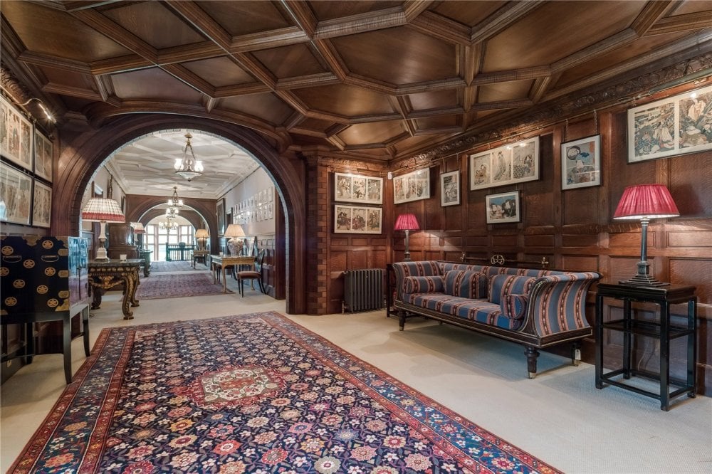 The ornate historic details inside the Cheshire mansion are jaw-dropping