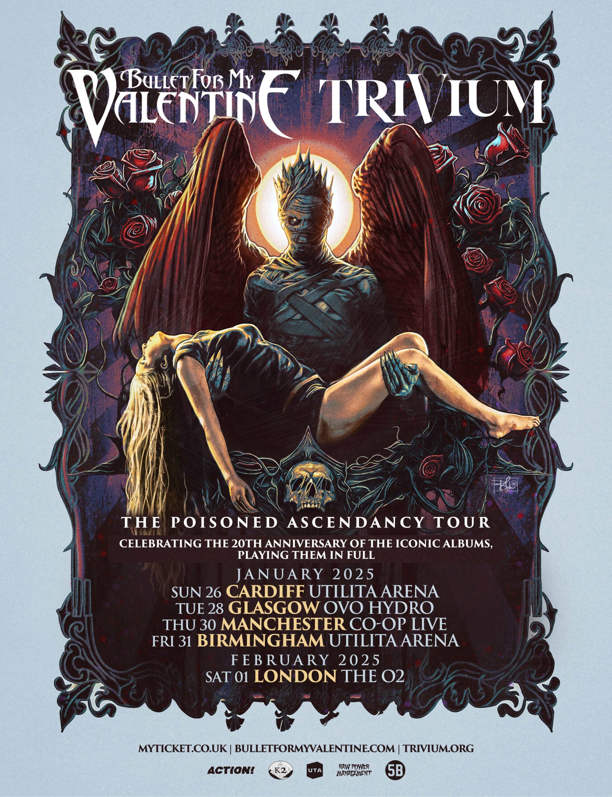 Judas Priest Tour 2025 Promotional Poster