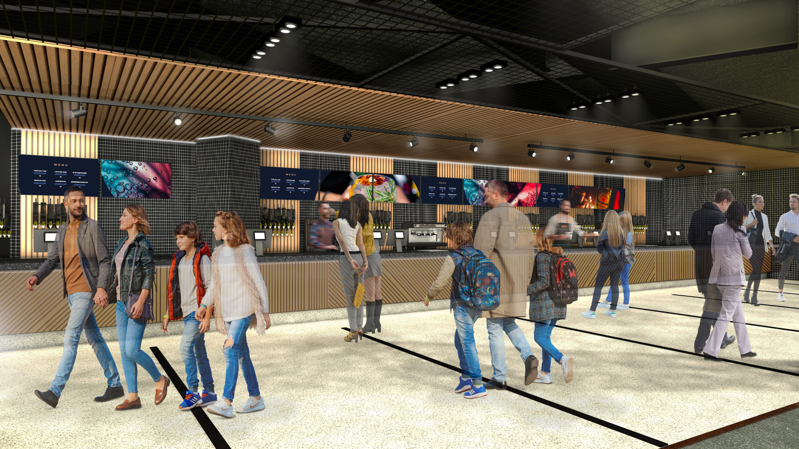 The AO Arena's £50m redevelopment includes new event bars