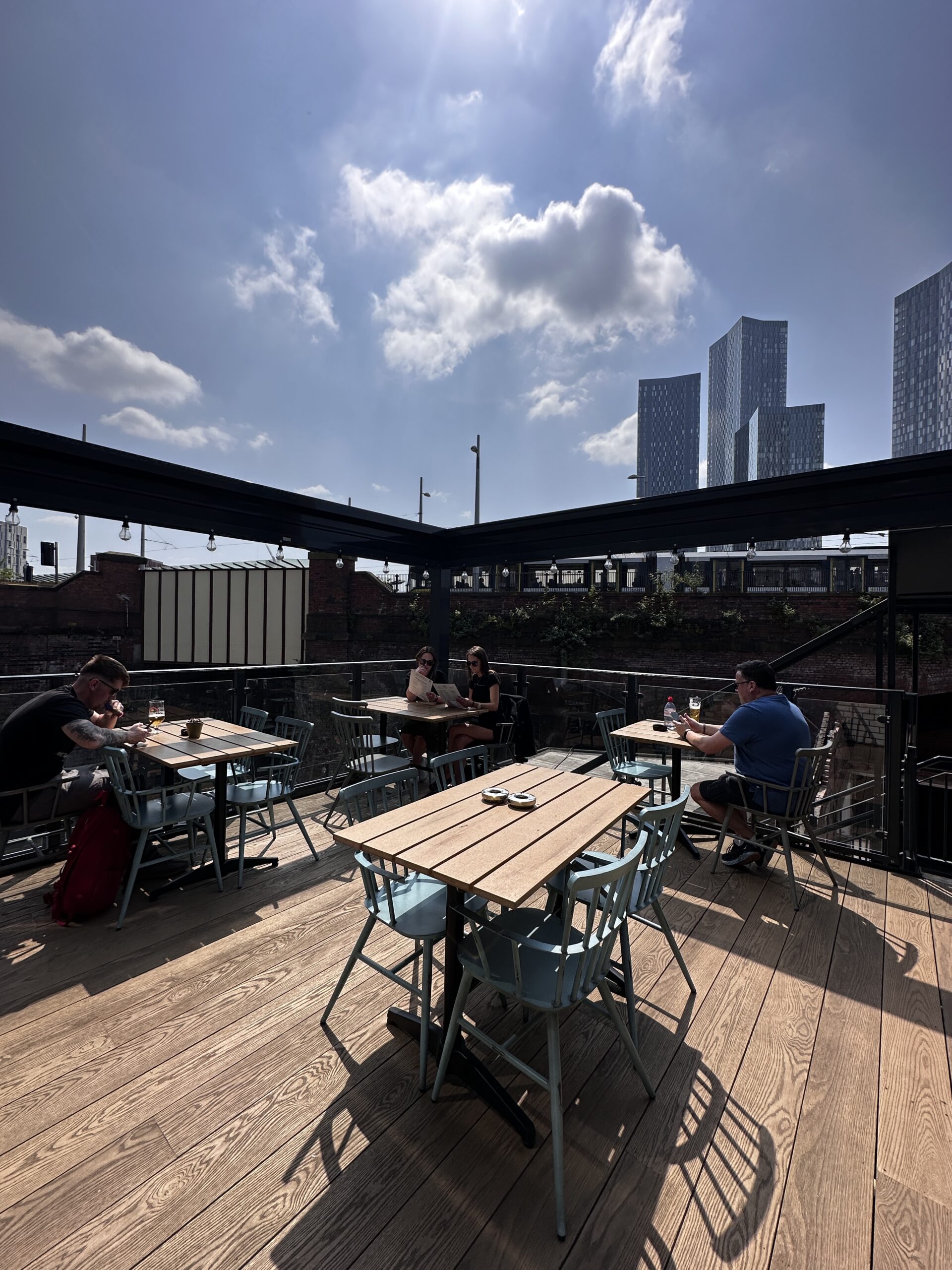 The Deansgate's roof terrace last summer. Credit: The Manc Group