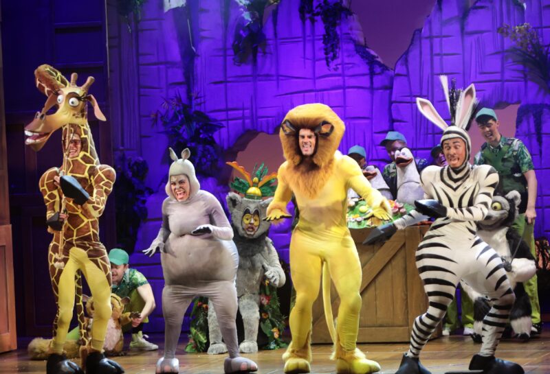 Madagascar the Musical is currently in Manchester. Credit: Publicity picture