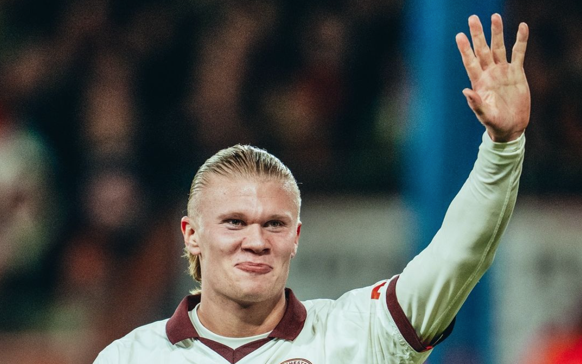 Erling Haaland scores five goals against Luton Town in FA Cup
