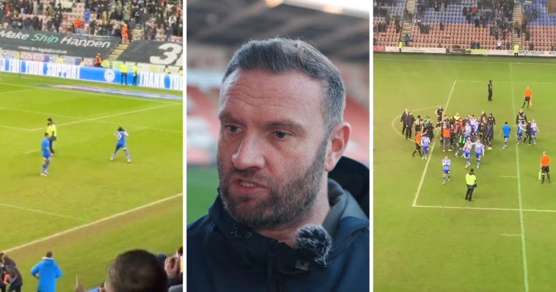 Bolton manager Ian Evatt slams Wigan player Martial Godo for celebrating in front of away fans