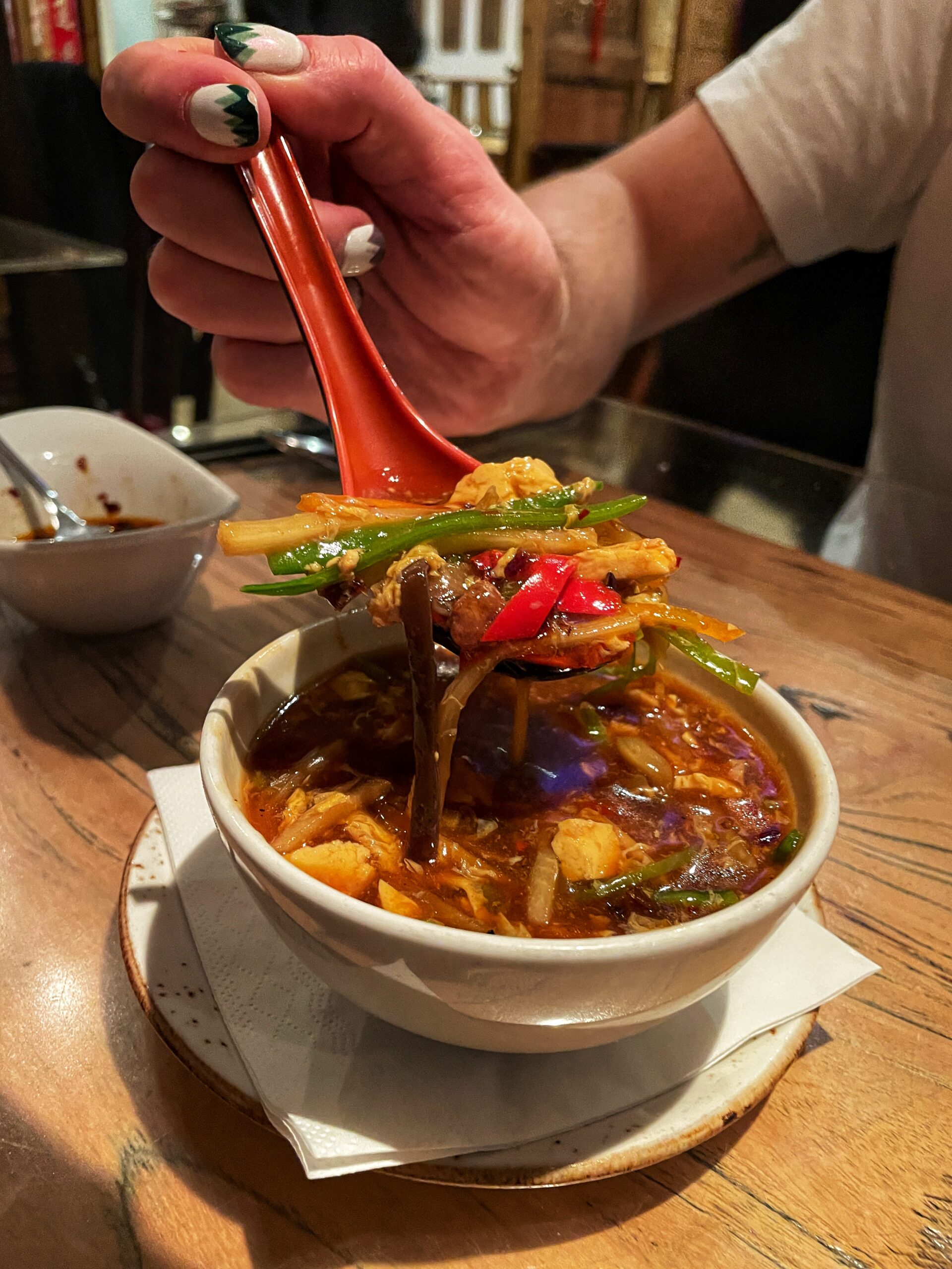 The hot and sour Peking soup at The Rice Bowl. Credit: The Manc Group