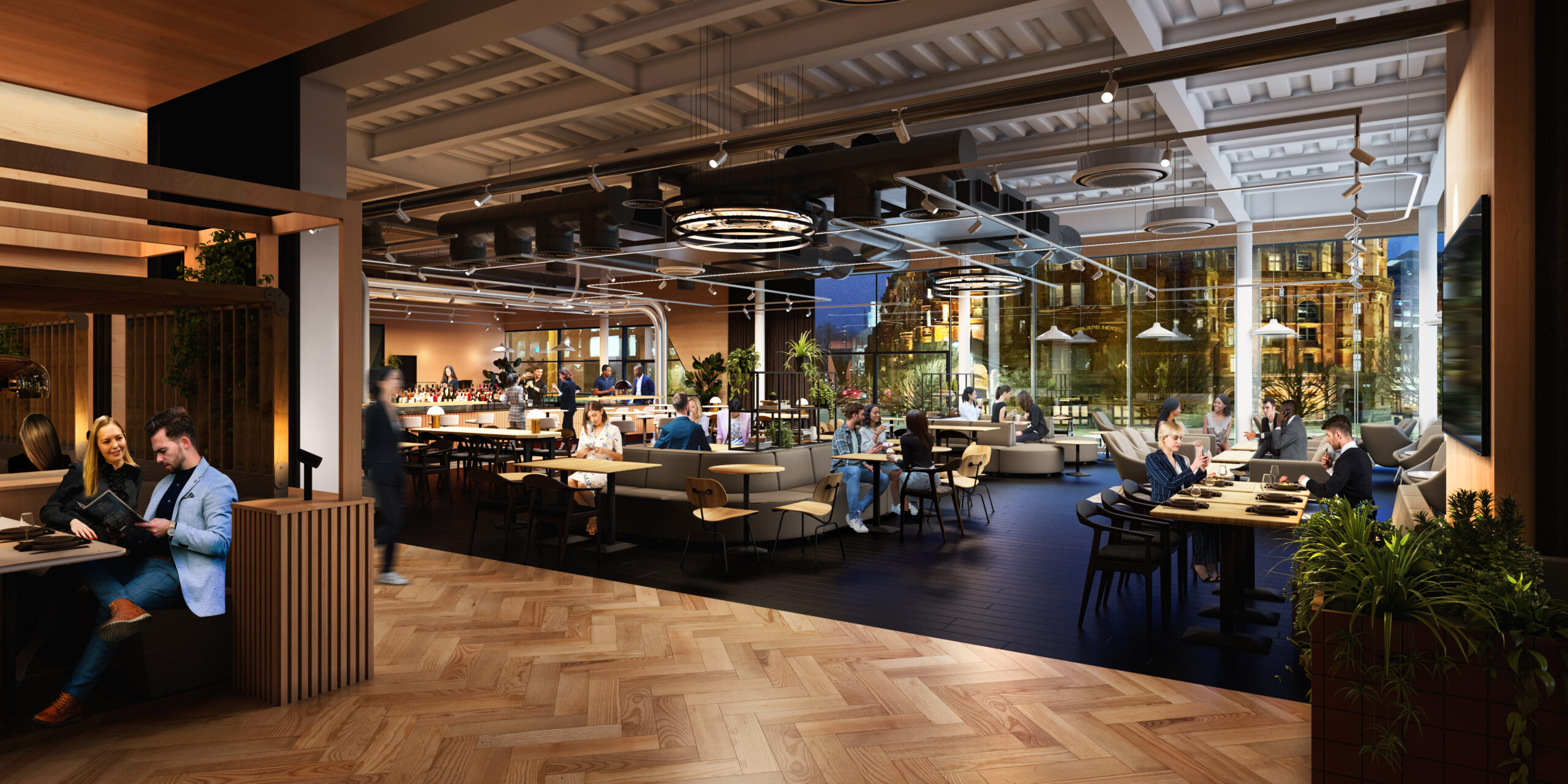 Junction is a new restaurant that's set to open at Manchester Central. Credit: Supplied