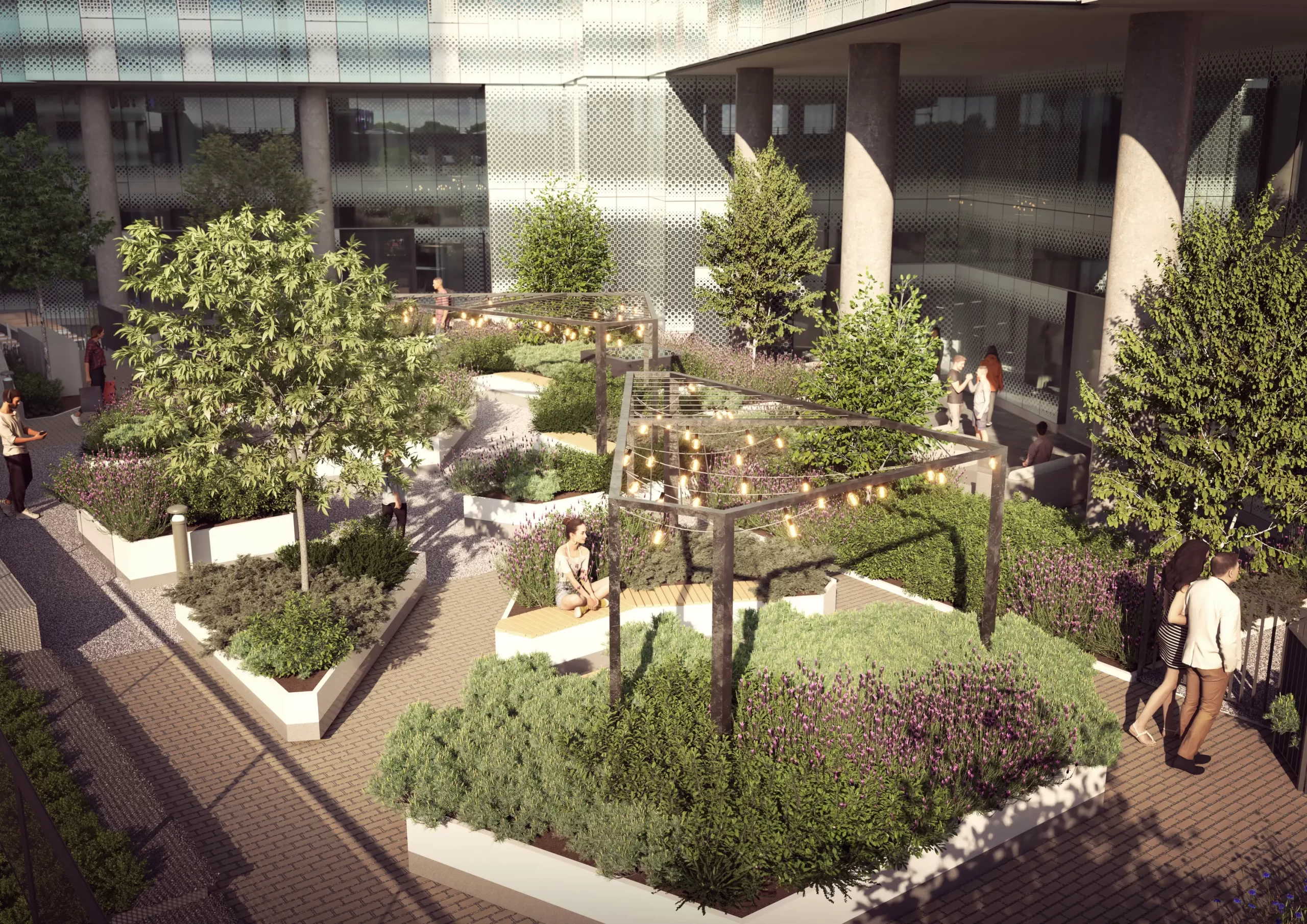 CGIs of how Square Gardens will look on completion. Credit: Supplied