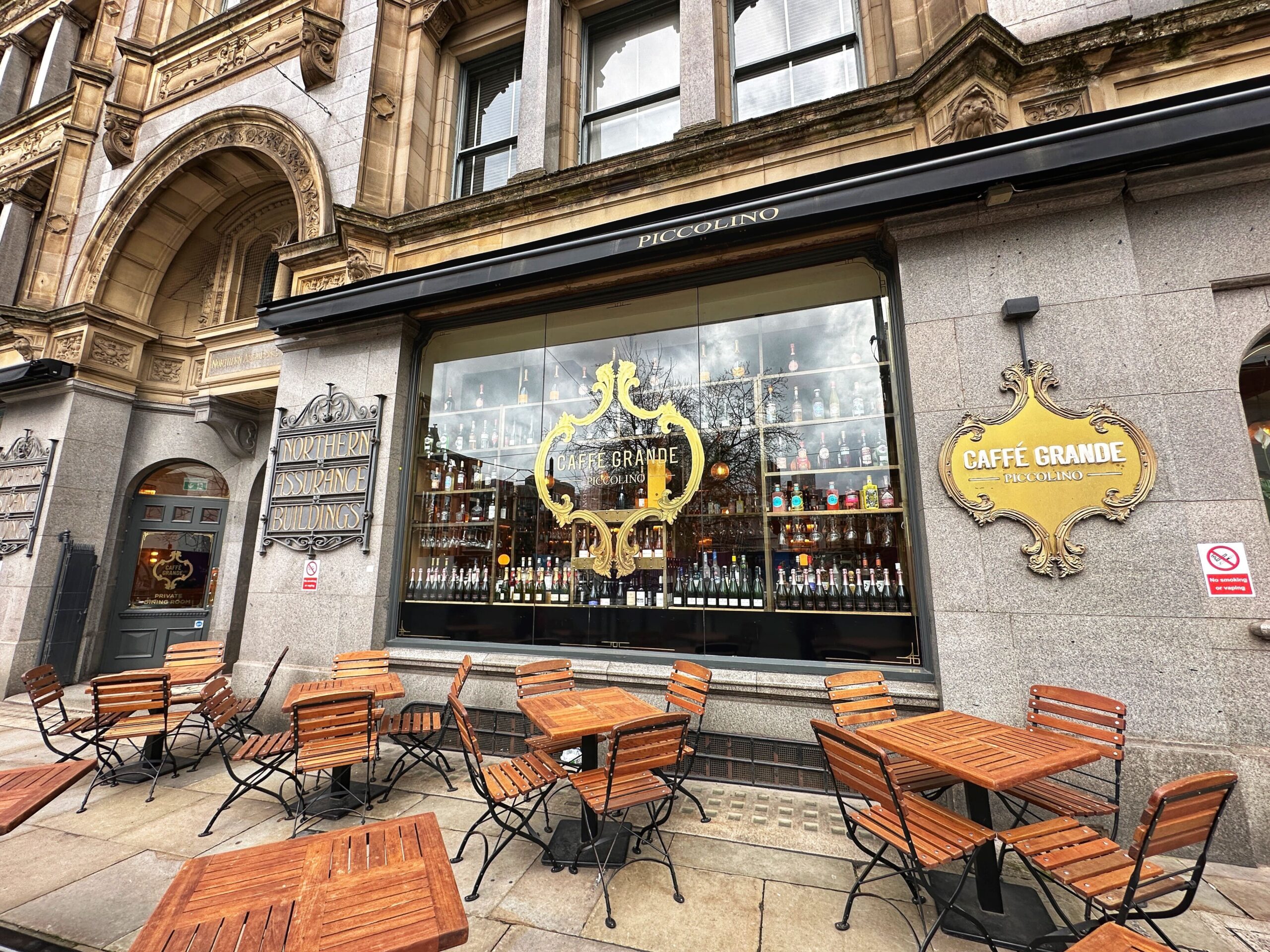 Piccolino Caffé Grande in Manchester has undergone a makeover