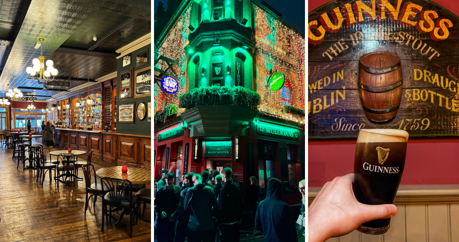 best Irish pubs in Manchester city centre